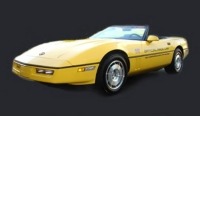 Corvette Decal Kit, "Pace Car" gold with black 70th (used with Yellow cars)