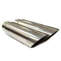 1968 - 1969 Extension, pair exhaust tip stainless steel