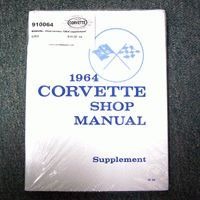 1964 Manual, shop/service (supplement to 1963 manual)