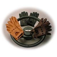 Gloves, Deerskin Driving Gloves Brown - Small