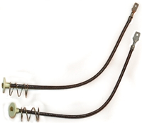 1955 Wiring Harness, rear license lamp leads without sockets (6 cylinder)