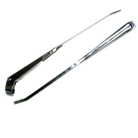 1966L - 1967 Arm, pair windshield wiper (polished replacement)