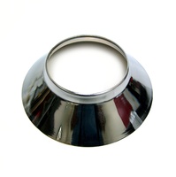 1963 - 1965 Cone, knock off wheel center (polished stainless steel)