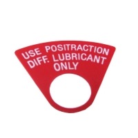 1966 - 1972 Tag, positraction warning