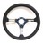 1980 - 1982 Steering Wheel, black leather wrapped (aftermarket)