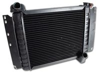 1960L - 1961E Radiator, brass/copper functional replacement (solid lifter 270 hp or fuel injection engines)