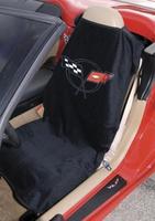 1997 - 2004 Towel, seat protector "black" with C5 logo