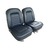 1966 Seat Cover Set, optional leather as original