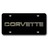 Thumbnail of Black Acrylic Vanity Plate - "Corvette" Letters