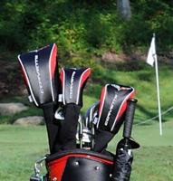 Corvette Golf Club Headcover Set with Cross Flag Logo