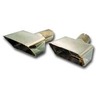 1973 Extension, pair exhaust tip stainless steel