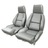 1984 - 1988 Seat Cover Set, replacement leatherette [without AQ9 sport seat option]