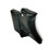 1998 - 2004 Trim, left convertible lock pillar cap with hinged flap (black)