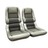 1982 Seat Cover Set Mounted on Foam, original 100% leather - Collectors Edition