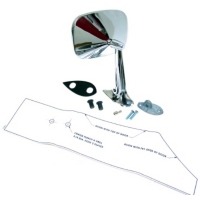 1968 - 1974 Mirror, right door outer chrome (optional equipment)