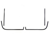 1990 Moulding Set, rear bumper cover with ZR1 option (replacement)