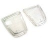 1970 - 1971 Lens, pair front parking / turn signal lamp (clear)
