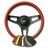 1976 - 1982 Cover, steering wheel leather wrap "Dark Brown"
