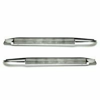 Corvette Shield, pair side exhaust - reproduction of 1969 chrome covers
