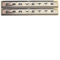 Corvette Side Fender Emblem (Pair)