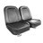 1964 Seat Cover Set, optional leather as original
