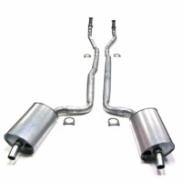 Corvette Exhaust System, aluminized 2" to 2-1/2" 327/350 (manual)