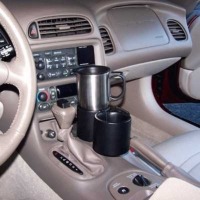 Corvette "Plug & Chug" Dual Cup & Cell Phone Holder