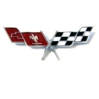 Corvette Gas Lid Door Emblem