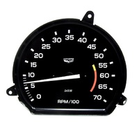 Corvette Tachometer, engine RPM gauge (L-82)  6000 redline 