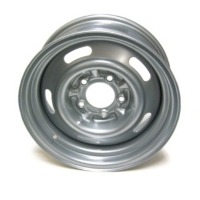 Corvette Wheel, stamped steel - silver gray