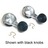 Thumbnail of Handle, pair vent window crank (white knobs)