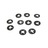 1973 - 1982 Push Nut Set, front & rear bumper retainer keeper (1 required per car)