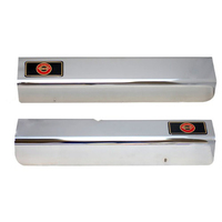 1984 - 1987 Pair Door Step Plates Mirror Finish Stainless Steel