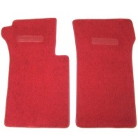 Corvette Floor Mat, pair front carpeted with Die-Electric logo 