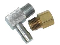 1964 - 1965 Fitting Kit, PCV 90 degree vacuum restrictor in rear of carburetor or fuel injection unit