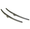 1963 - 1966E Blade, pair windshield wiper - polished finish with dotted rubber refills