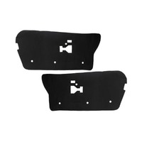 Corvette Vapor/Sound Barrier, pair door thin foam inner panel insulation
