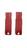 1970 - 1972 Sleeve, pair inner seatbelt buckle cover (Red) 7 3/4"