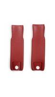 Corvette Sleeve, pair inner seatbelt buckle cover (Red) 7 3/4"