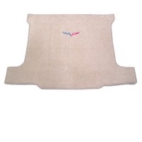 2005 - 2013 Cargo Mat, embroidered rear floor (coupe) - Cashmere / Tan