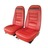 1972 - 1974 Seat Cover Set, replacement leatherette (Deluxe interior)