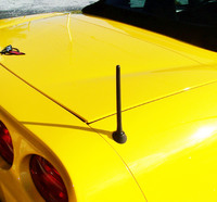 Corvette Conversion Kit, power antenna mast to a fixed mast 