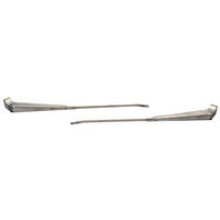 1963 - 1966E Arm, pair windshield wiper (satin finish replacement)