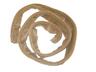 1956 - 1957E Weatherstrip, rear convertible softtop bow beige mohair 