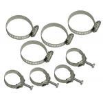 Corvette Clamp Set, 350 engine cooling hose (with air conditioning w/o LT-1 option)