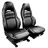 Thumbnail of Seat Cover Set, original leather (leather/vinyl) [optional sport seats; without 50th Edition]