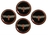 Thumbnail of Emblem, set of 4 / aftermarket spinner (black checker flags)