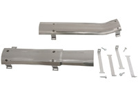 1964 - 1965 Heat Shield, pair exhaust 2 1/2" pipes (w/o side exhaust)