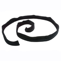 1953 - 1957E Weatherstrip, rear convertible softtop bow black mohair (replacement)