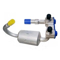 Corvette Fitting, air conditioning compressor with muffler (327 engine)